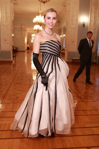 Алина Цыганова вnbspDior Haute Couture наnbspБалу дебютанток 2013.