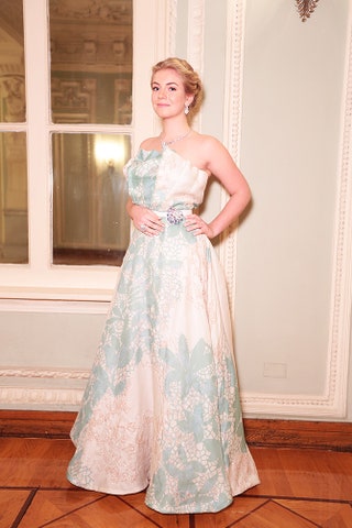 Арина Березкина вnbspElie Saab Haute Couture наnbspБалу дебютанток 2014.