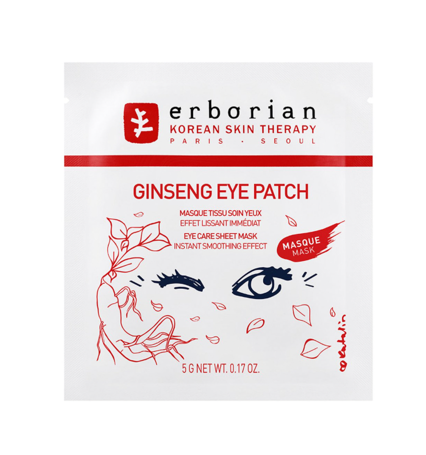 Тканевые патчи для области вокруг глаз Ginseng Erborian
