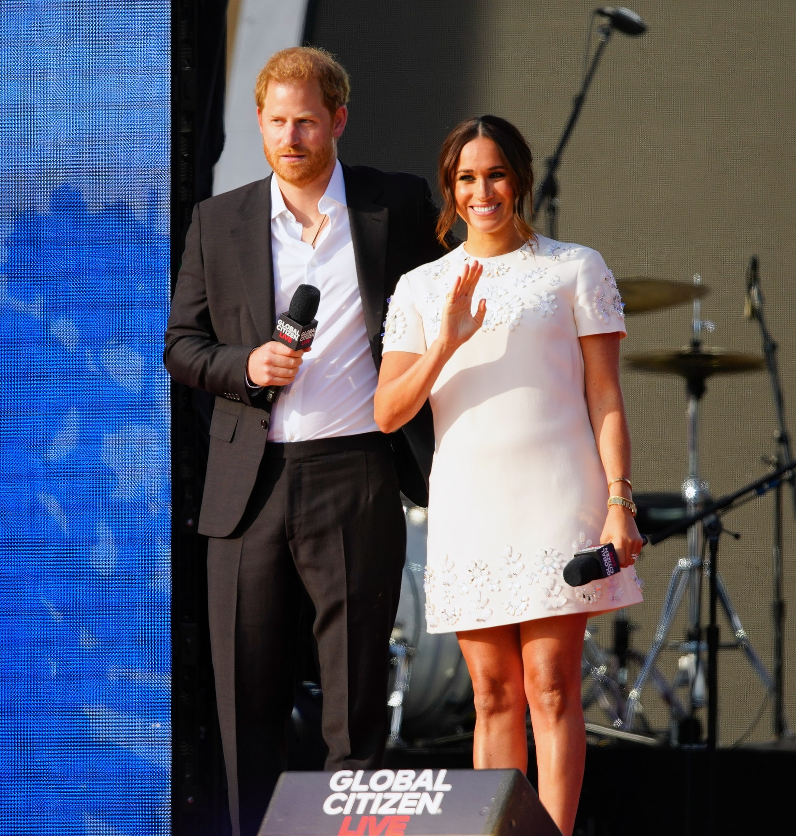 Принц Гарри и Меган Маркл выступили с речью на фестивале Global Citizen