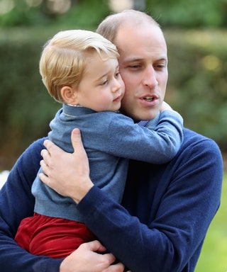 Принц Джордж со своим отцом принцем Уильямом.