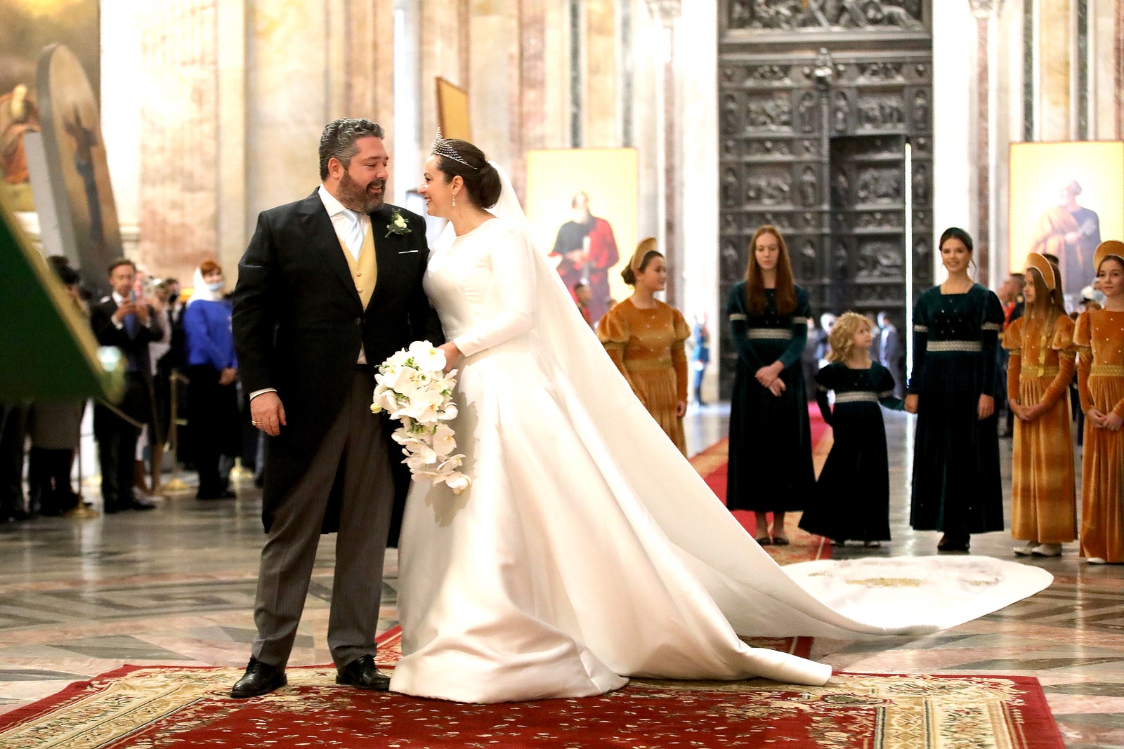 Свадьба великого князя Георгия Романова и Виктории Беттарини в СанктПетербурге подробности торжества и первые фото