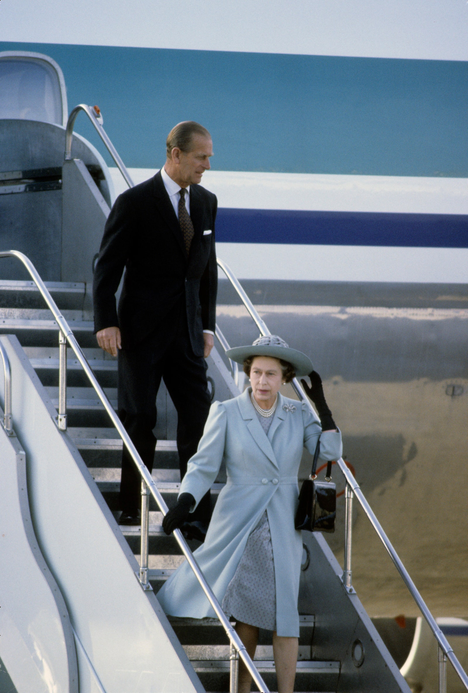 Принц Филипп и Елизавета II в Новой Зеландии 1981 год