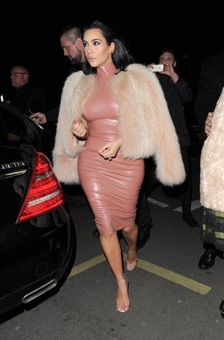 Ким Кардашьян наnbspвечеринке вnbspклубе Annabel's Лондон 2015nbspгод.