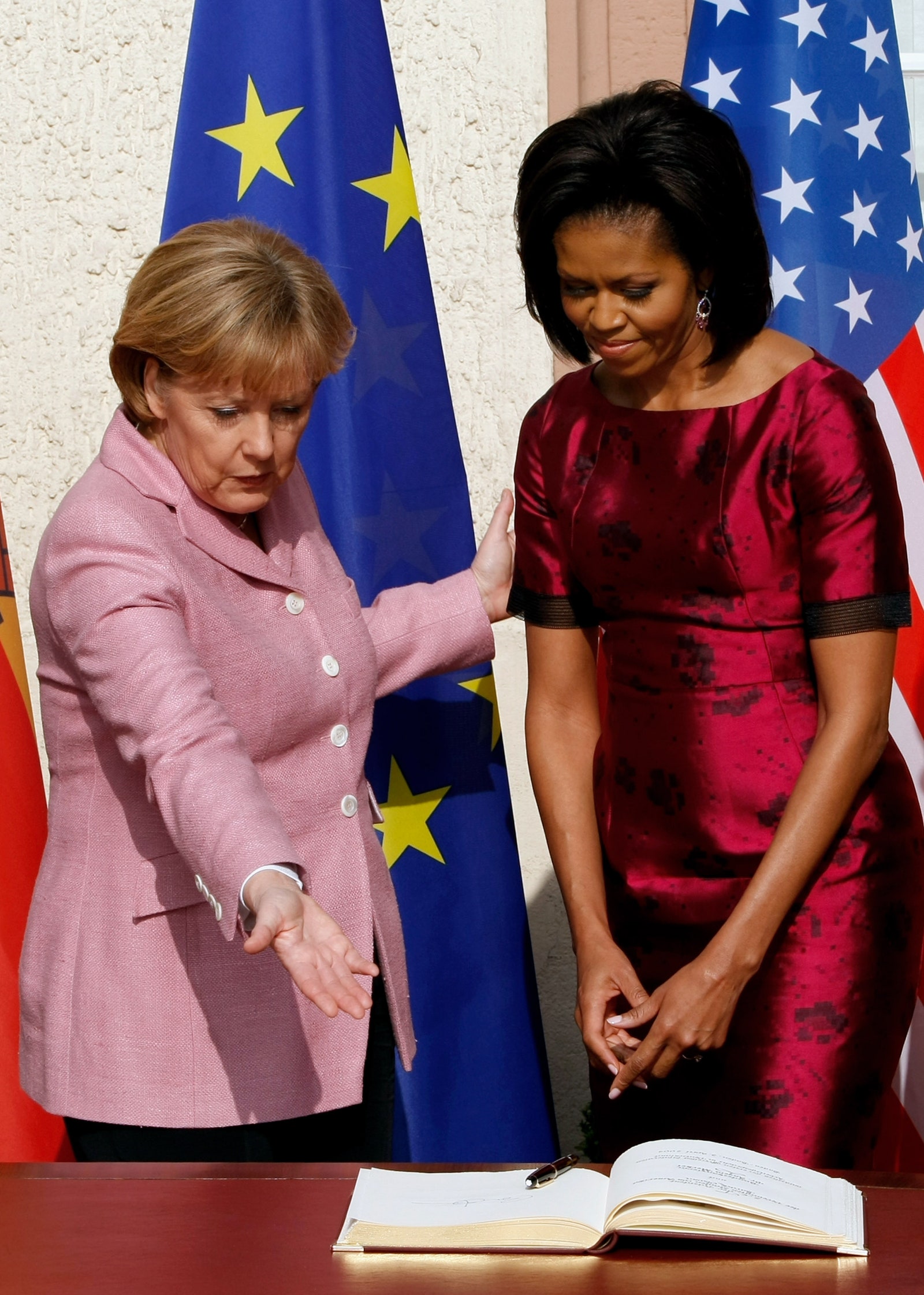 Ангела Меркель и Мишель Обама