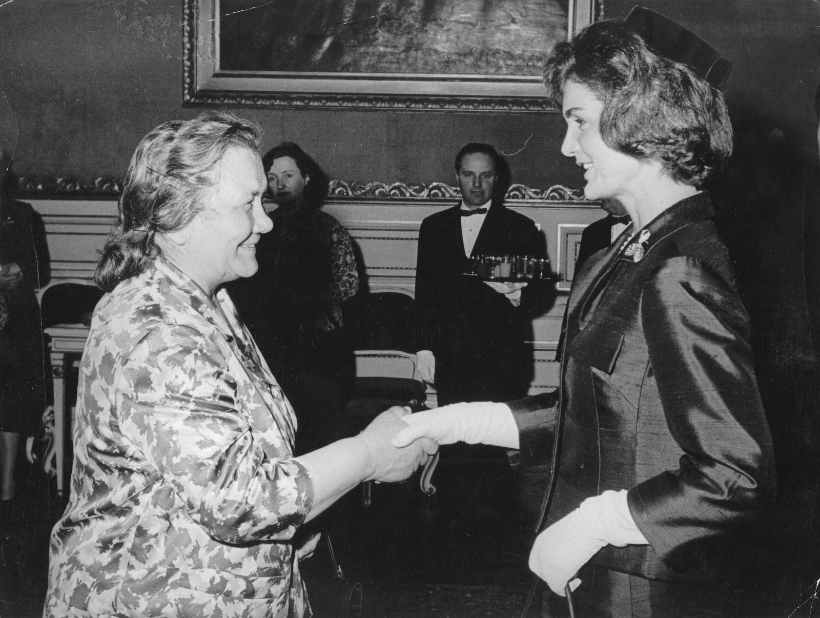 Нина Хрущева и Жаклин Кеннеди 1961 год