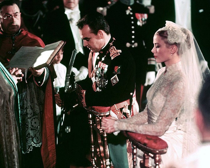 Грейс Келли и князь Ренье III 1956 год