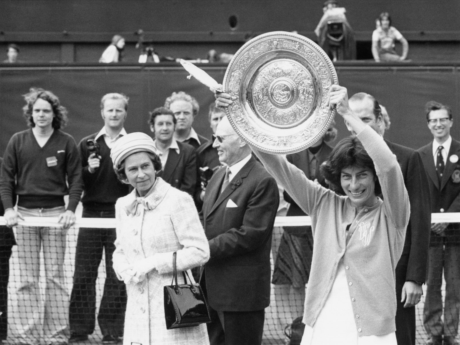 Елизавета II и Вирджиния Уэйд 1977 год