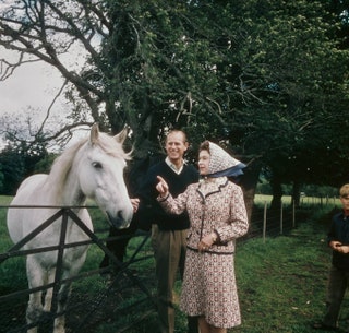 Принц Филипп иnbspкоролева Елизавета II 1972nbspгод.