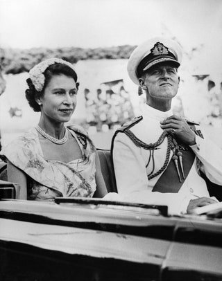 Королева Елизавета II иnbspгерцог Эдинбургский 1954nbspгод .