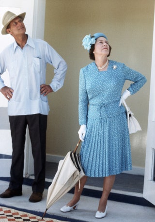 Принц Филипп иnbspкоролева Елизавета II 1982nbspгод.