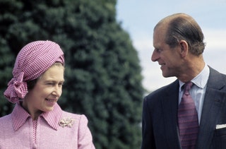 Королева Елизавета II иnbspпринц Филипп 1977nbspгод.
