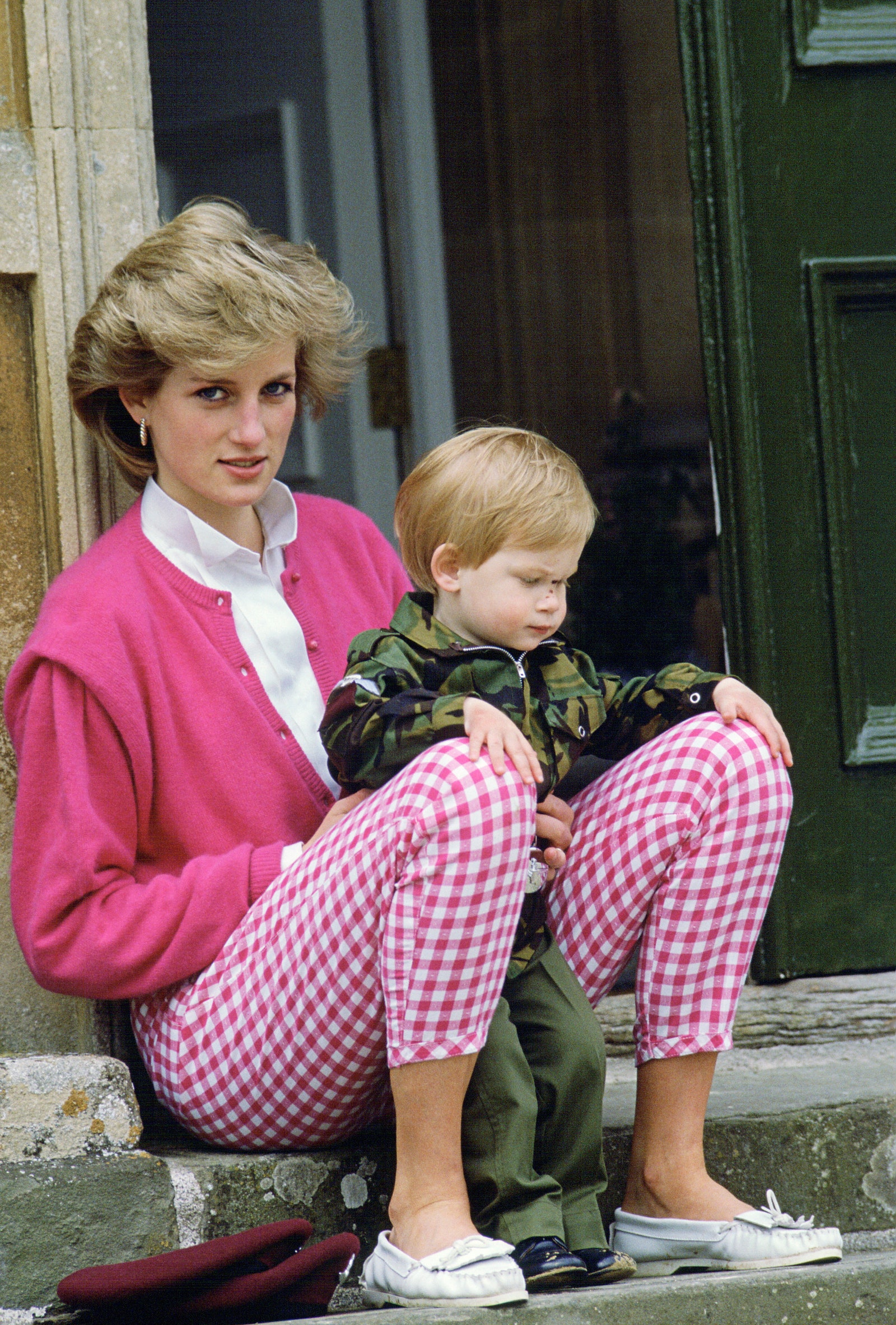 Принцесса Диана и Гарри 1986 год
