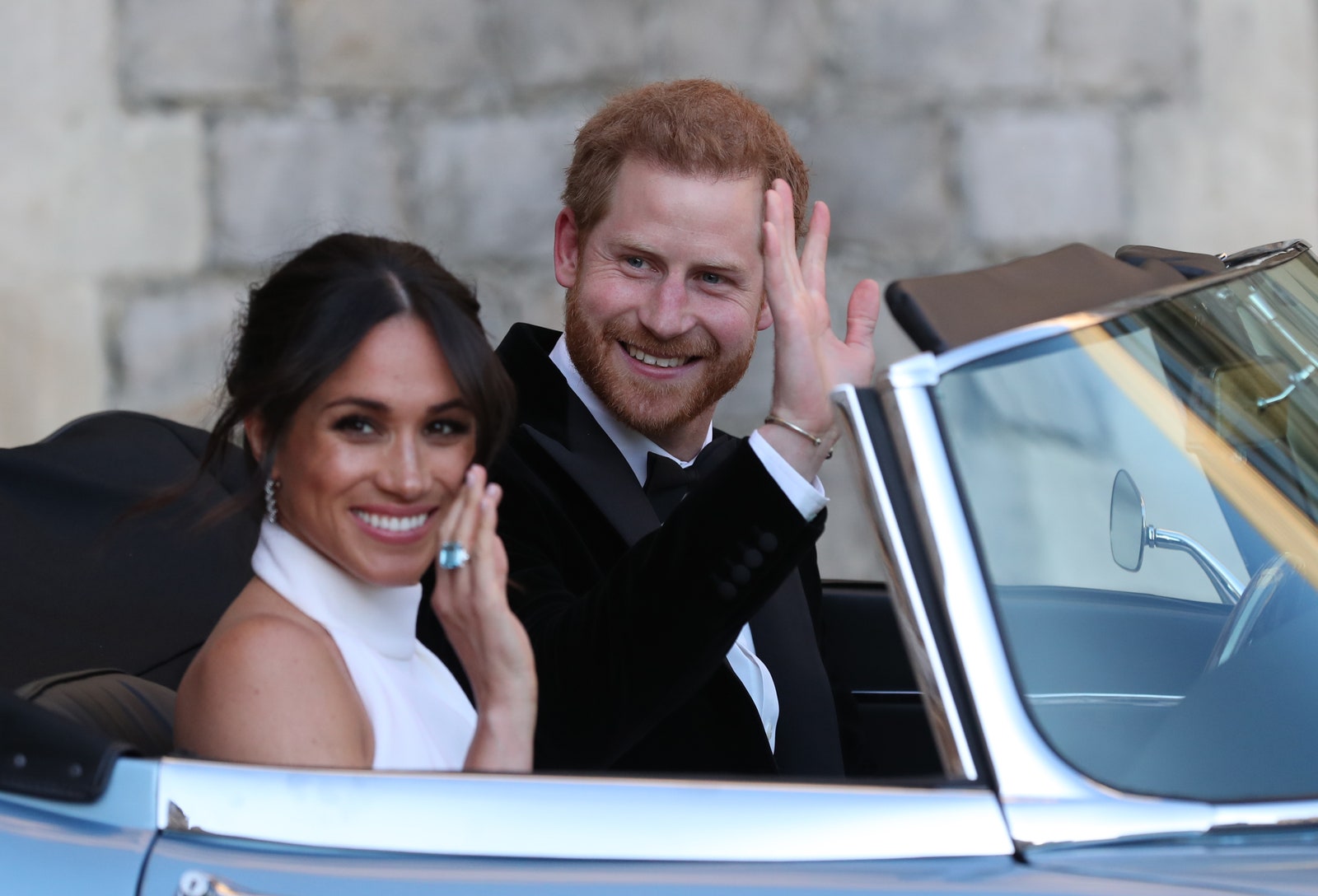 Принц Гарри и Меган Маркл в день их свадьбы 2018