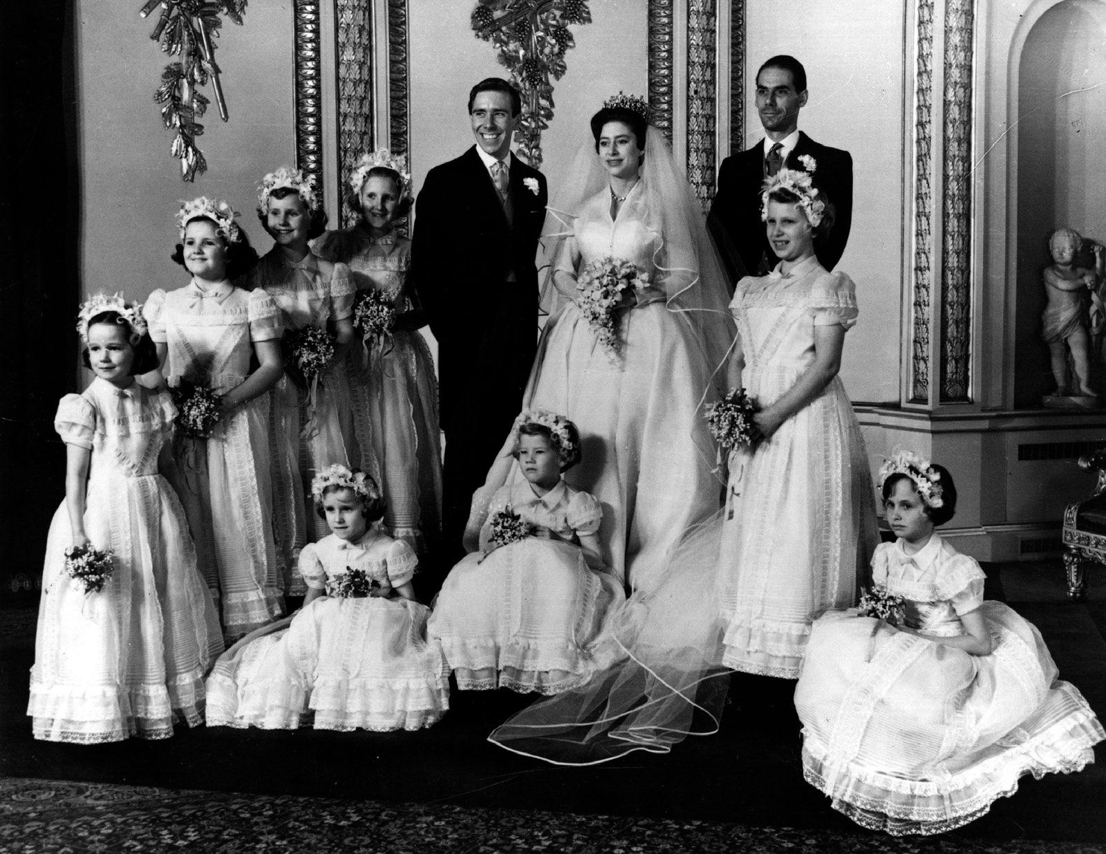 Свадебный портрет принцессы Маргарет и Энтони АрмстронгаДжонса
