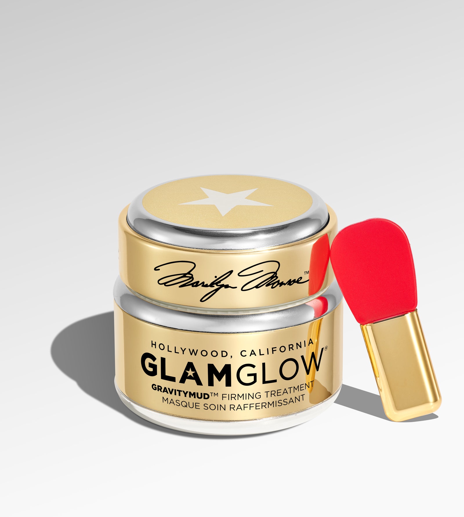 Золотая маскапленка для лица Marilyn Monroe x Glamglow Gravitymud