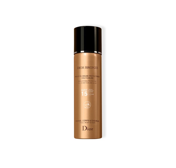 Солнцезащитное маслодымка для лица тела и волос SPF15 DIOR BRONZE