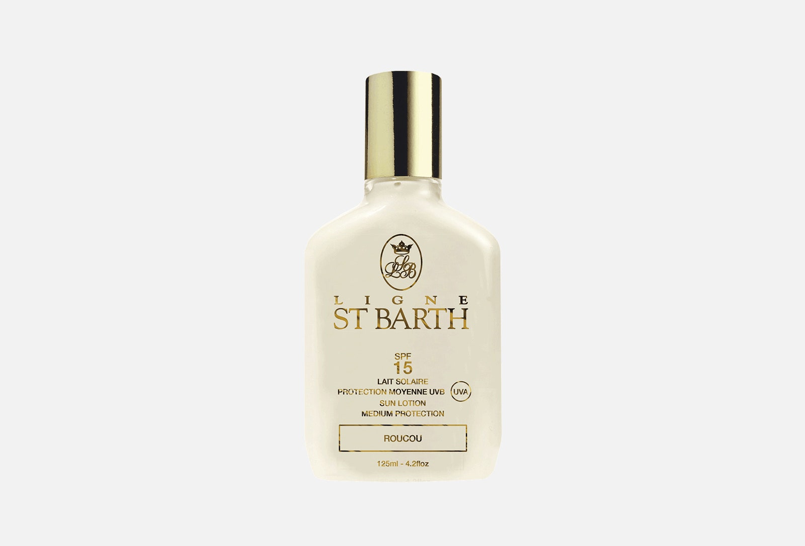 СОЛНЦЕЗАЩИТНЫЙ ЛОСЬОН C МАСЛОМ ПОМАДНОГО ДЕРЕВА SPF 15 Roucou Sun Screen Lotion Roucou LIGNE ST. BARTH