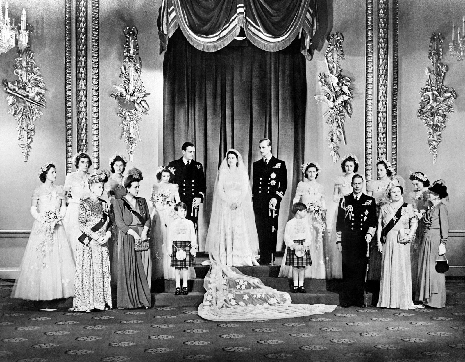 Свадьба принца Филиппа и Елизаветы II