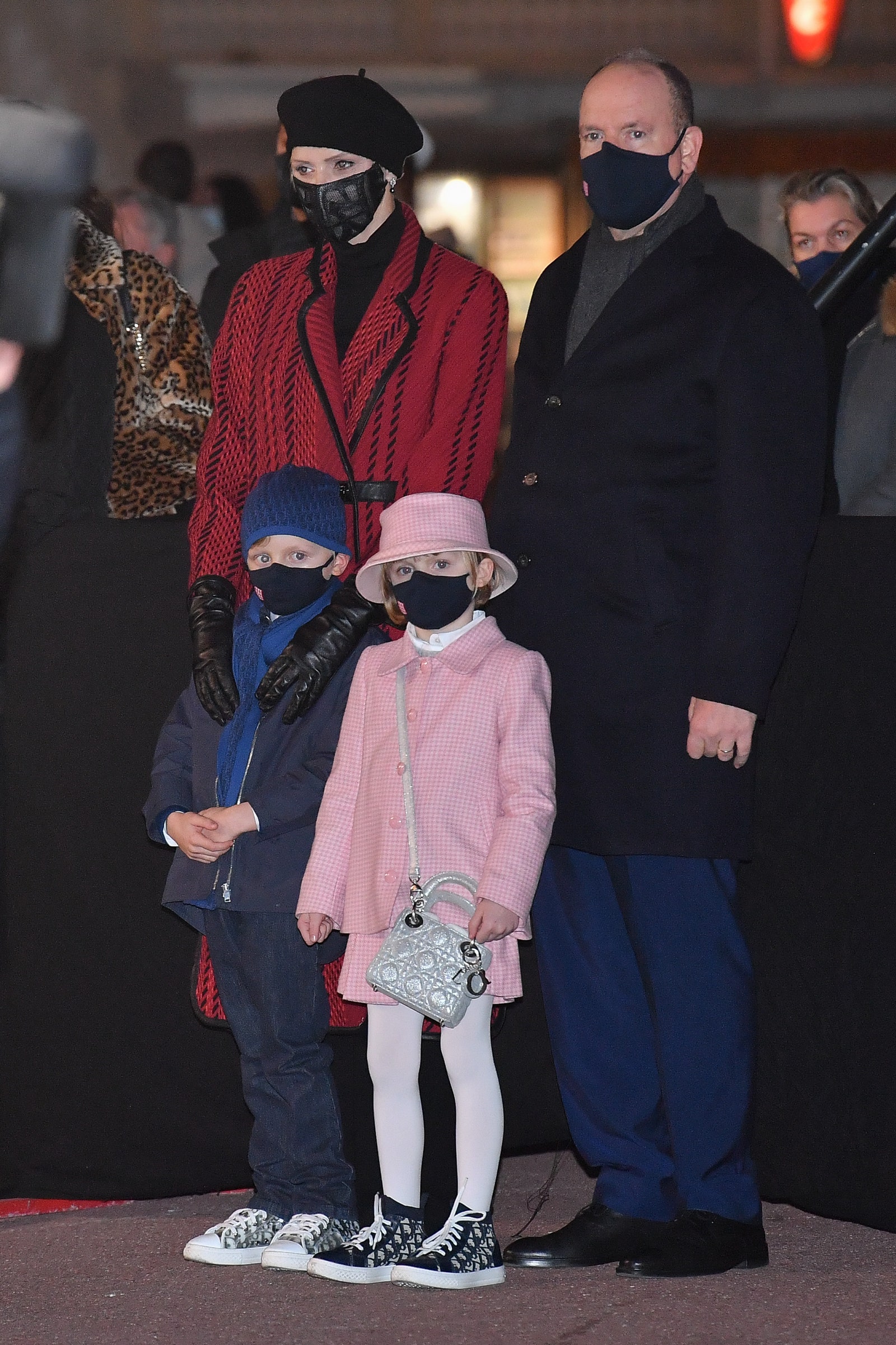 Княгиня Шарлен и князь Альбер II с детьми отметили День святой Девоты в Монако