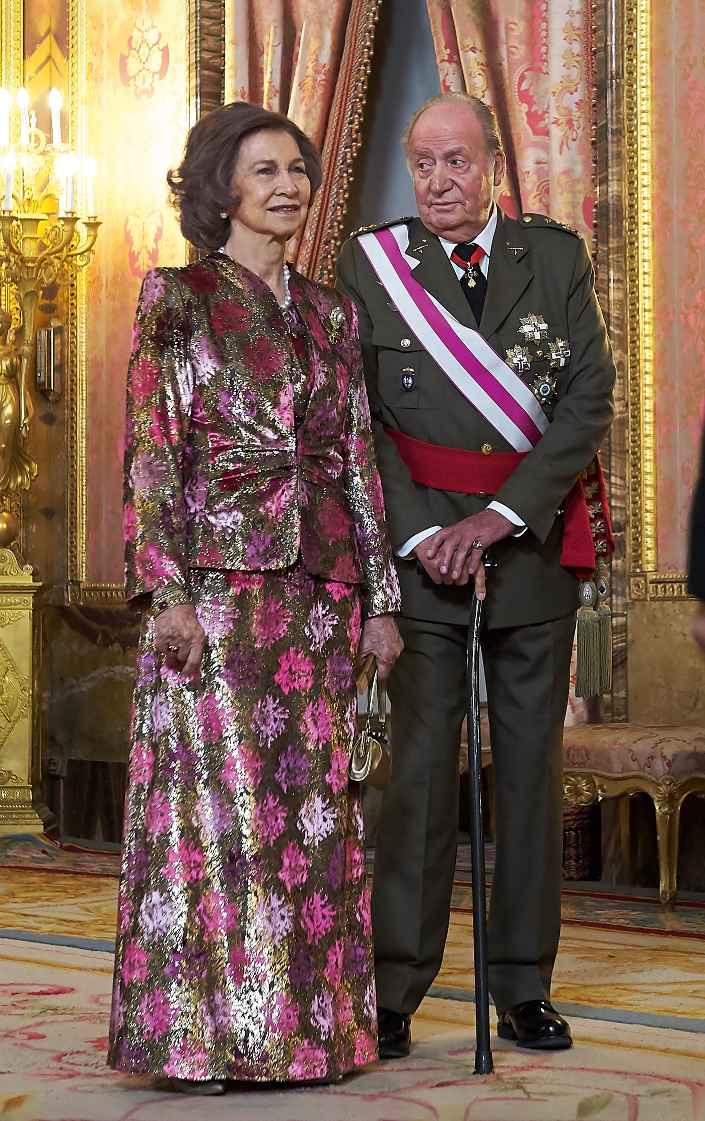 Король Испании Хуан Карлос с женой Софией 2018