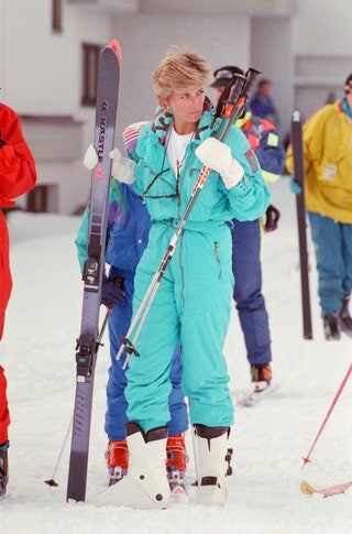 Принцесса Диана наnbspкурорте Лех Австрия 1993.