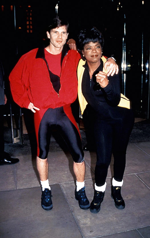 Со своим тренером Бобом Грином на забеге в Центральном парке в НьюЙорке 1995.