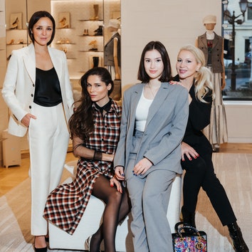 Наталья Якимчик, Лена Перминова и другие гости рождественского чаепития Dior