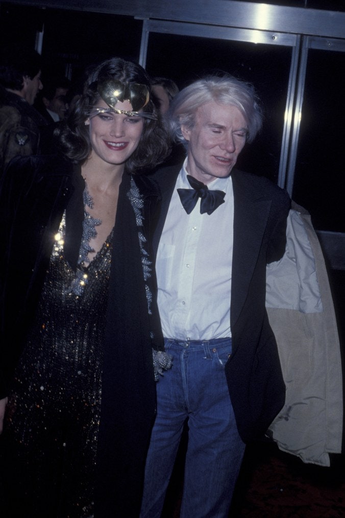 Энди Уорхол и Барбара Аллен на новогодней вечеринке в Studio 54 1977