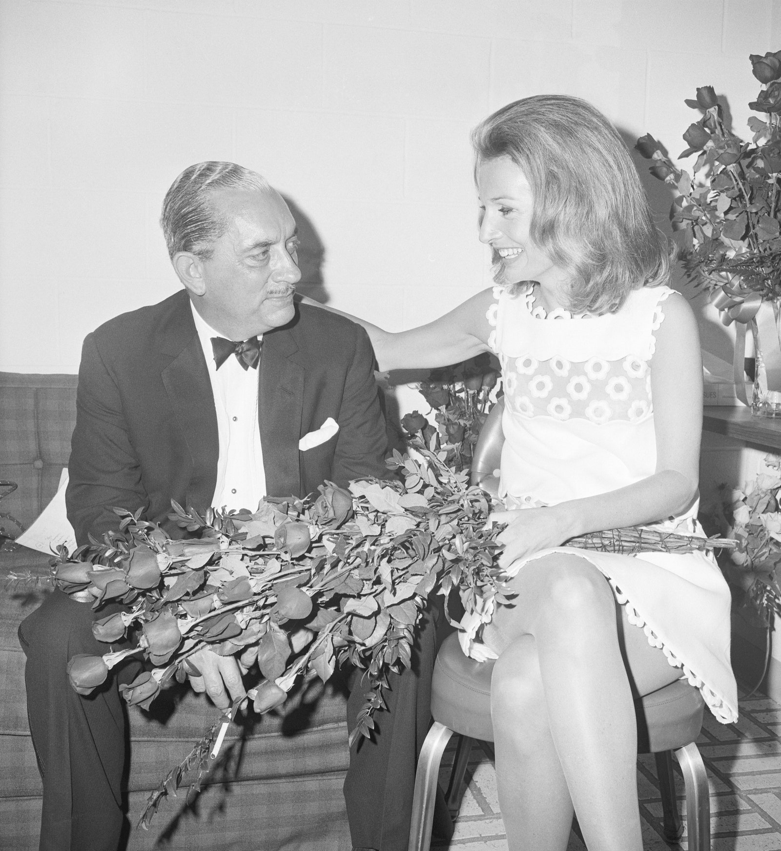 Ли с мужем Станиславом Радзивиллом 1967 год