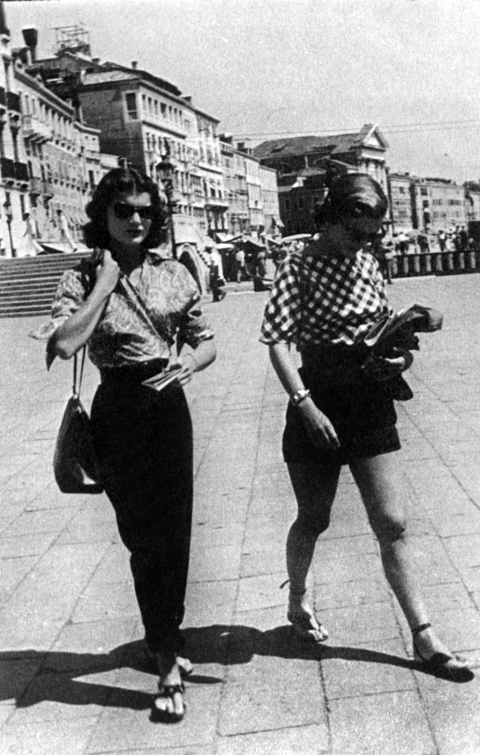 Жаклин и Ли в Венеции 1951 год