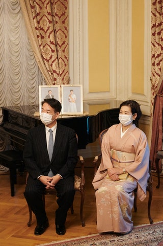 Посол Японии вnbspРоссии Тоехиса Кодзуки сnbspженой Хироко Кодзуки.
