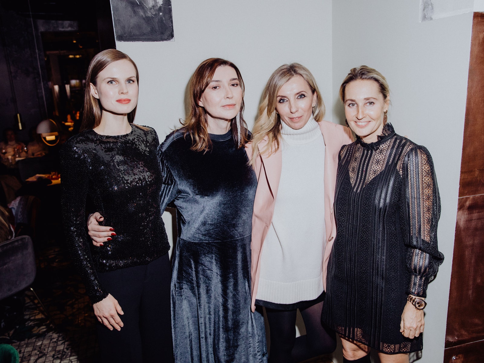 Гости ужина по случаю открытия бутика The Kooples в Москве