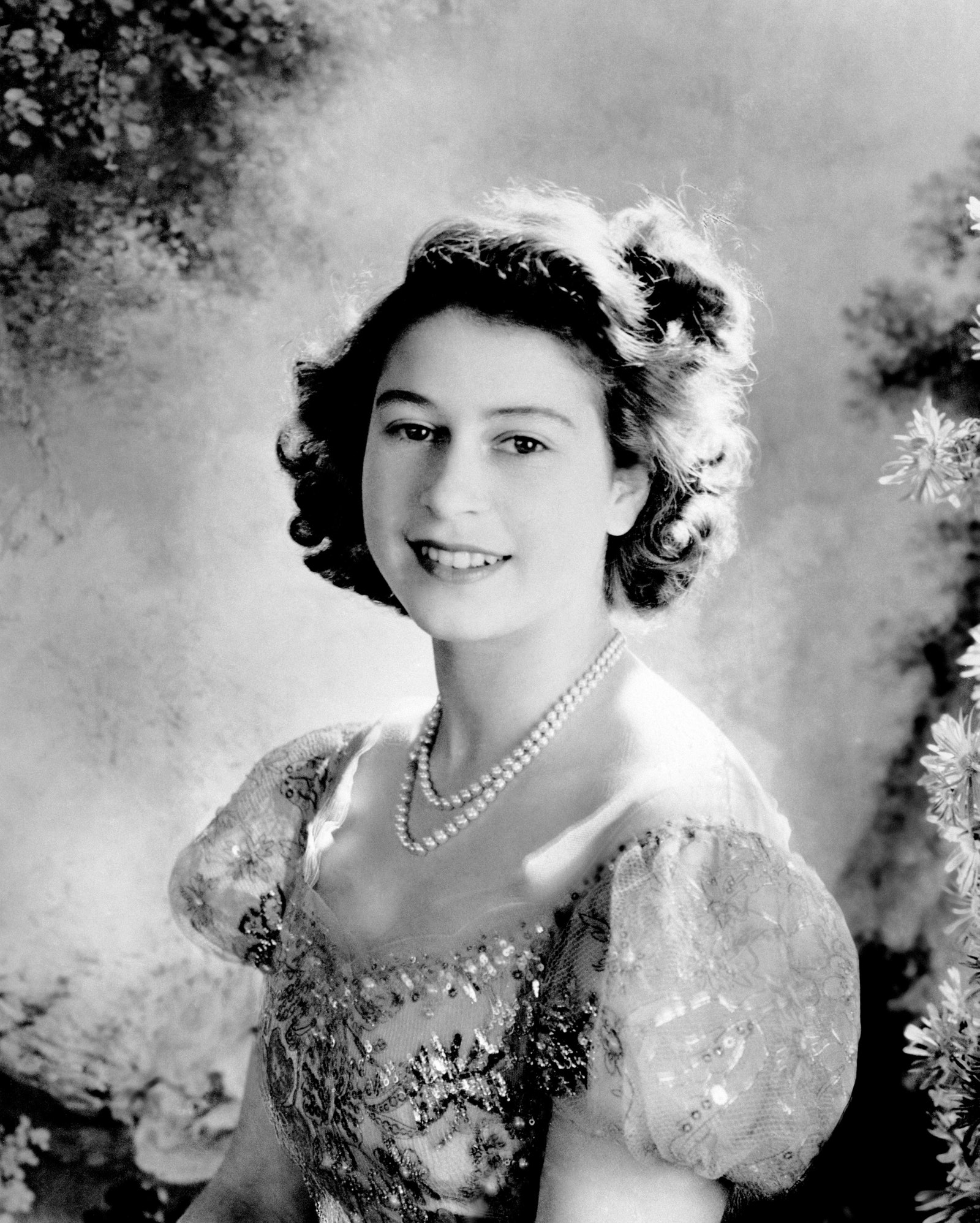Принцесса Елизавета в Букингемском дворце 1946