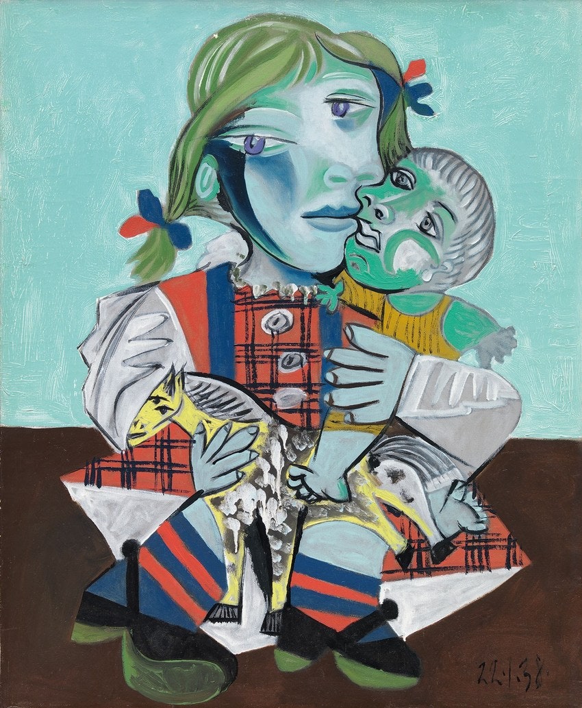 «Майя с куклой» Пабло Пикассо 1938