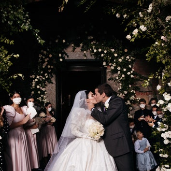 Младший сын Сильвио Берлускони Луиджи женился на давней возлюбленной: эксклюзивные фото
