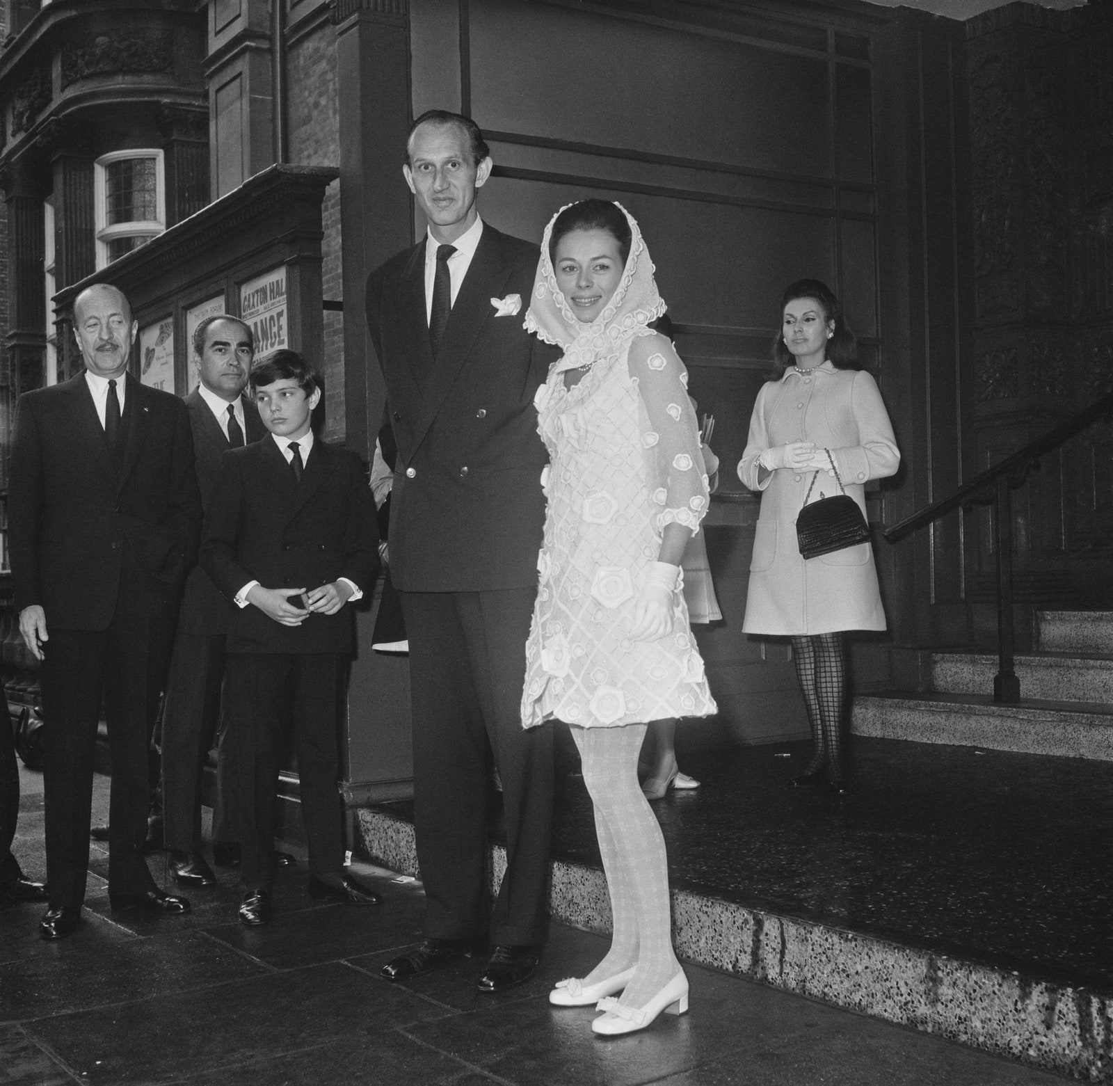 Дэвид Меткалф и герцогиня Анна Мария Жанна де Шовиньи де Бло 1968