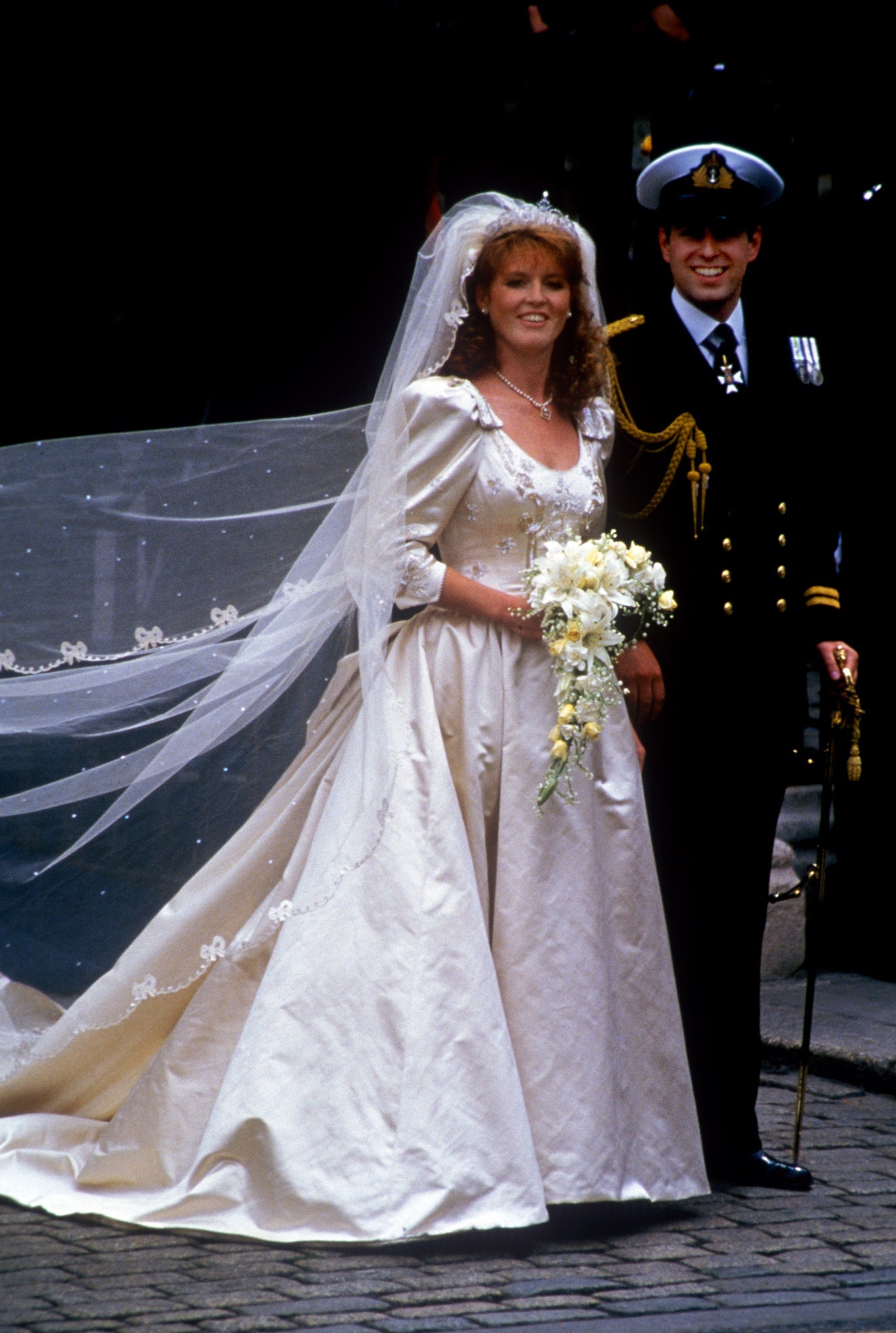 Сара Фергюсон и принц Эндрю 1986