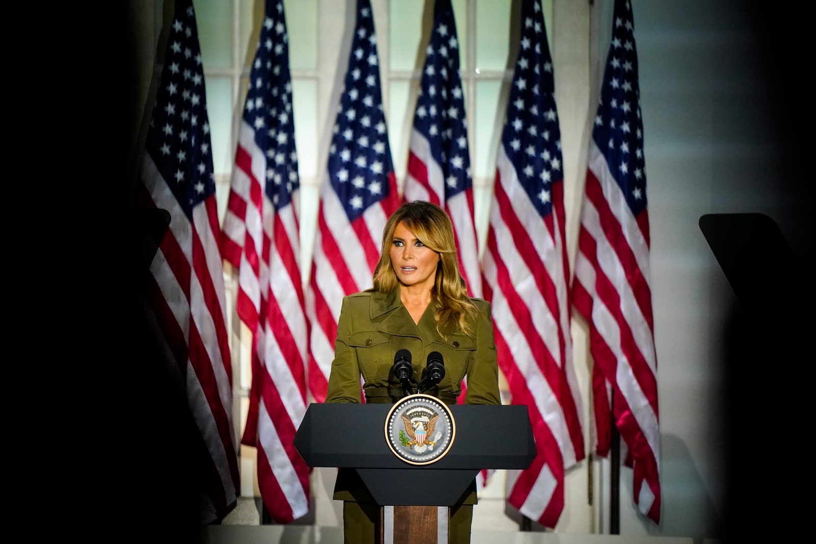 Мелания Трамп выступила с речью в поддержку мужа — и снова подверглась критике