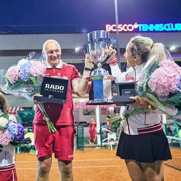 Ксения Собчак, Владимир Познер и другие гости благотворительного теннисного турнира Bosco Friends Open