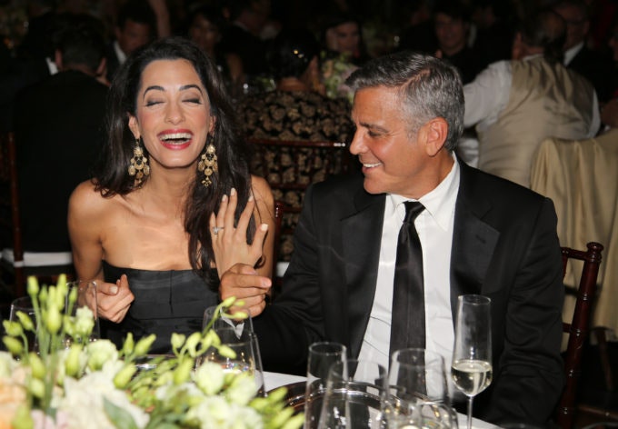 История одной фотографии светский дебют Джорджа Клуни и Амаль Аламуддин