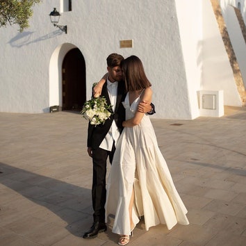 Свадьба модели Виттории Черетти и музыканта Маттео Миллери на Ибице