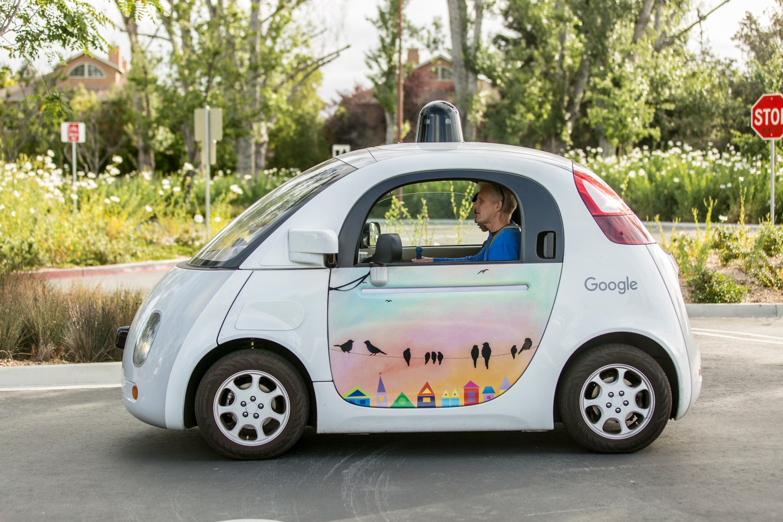 Прототип беспилотного автомобиля Google.