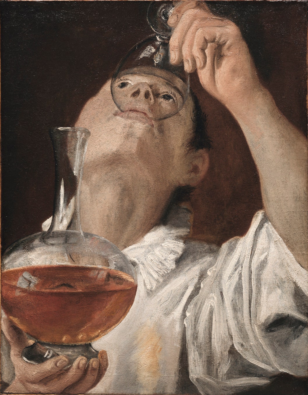 «Пьющий мальчик» Аннибале Карраччи 1580е