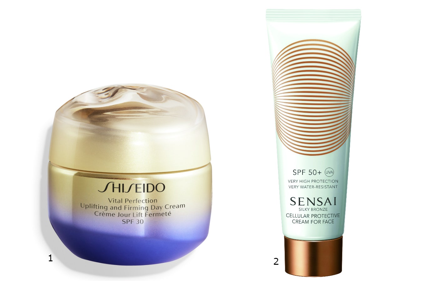 Shiseido Vital Perfection Uplifting And Firming Day Cream SPF 30 2. Sensai. Silky Bronze Cellular Protective Cream For...