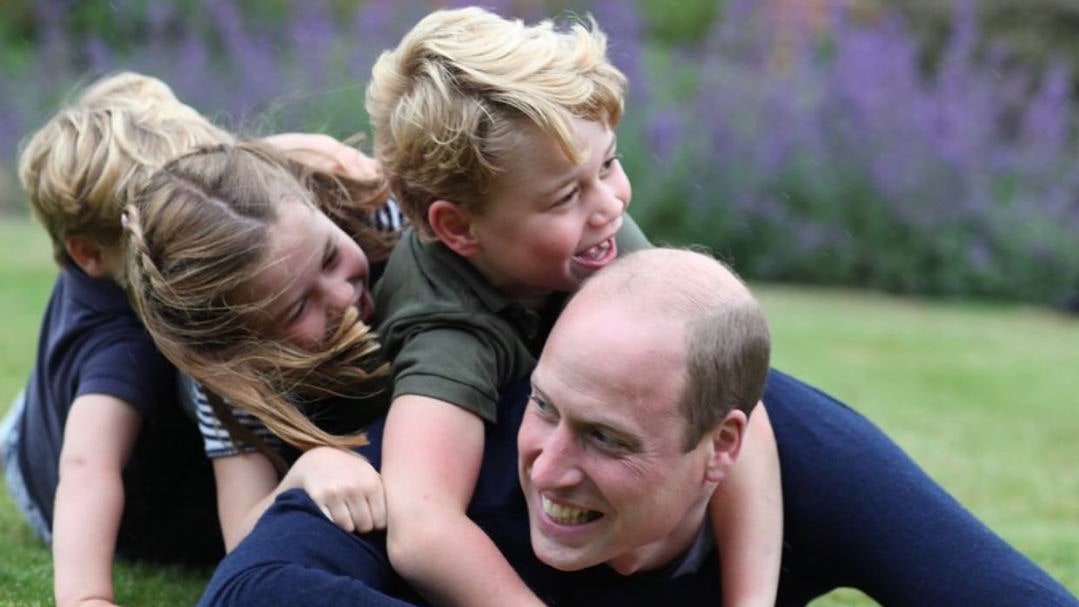 Принц Уильям с детьми фотографии