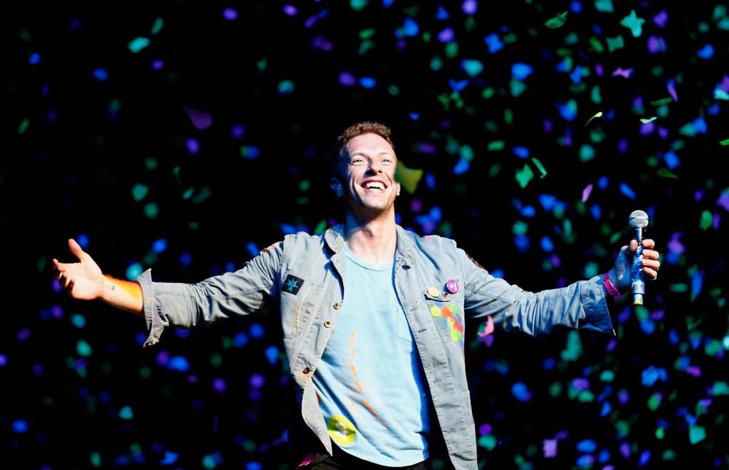 Солист группы Coldplay Крис Мартин