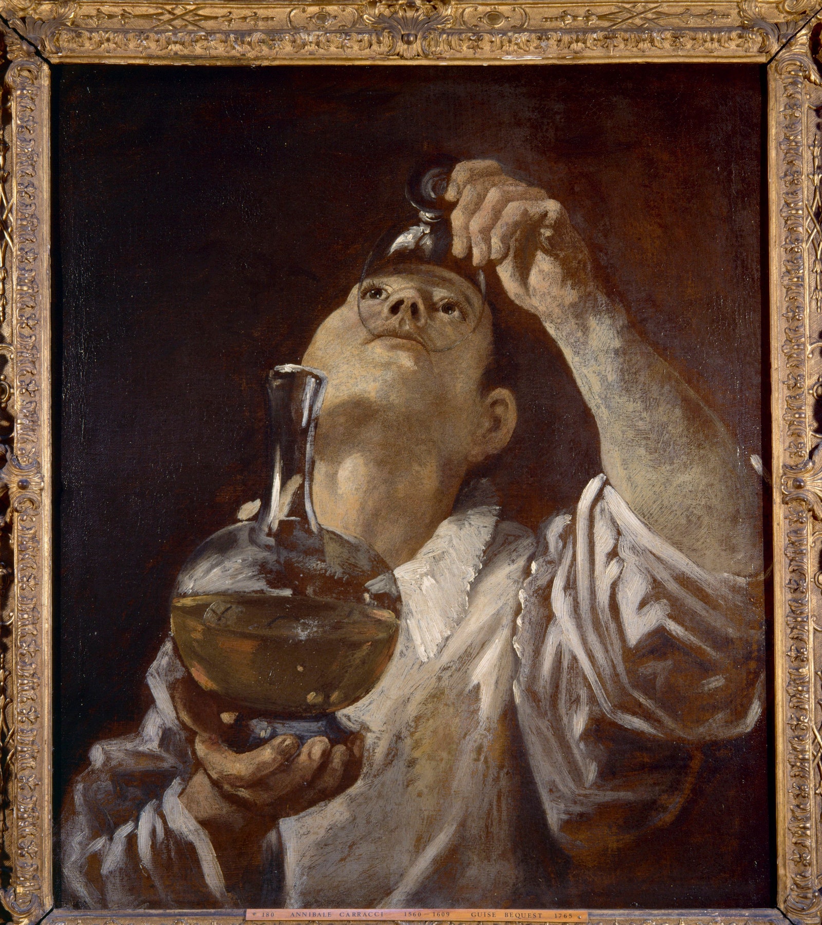 «Пьющий мальчик» Аннибале Карраччи 1580 год