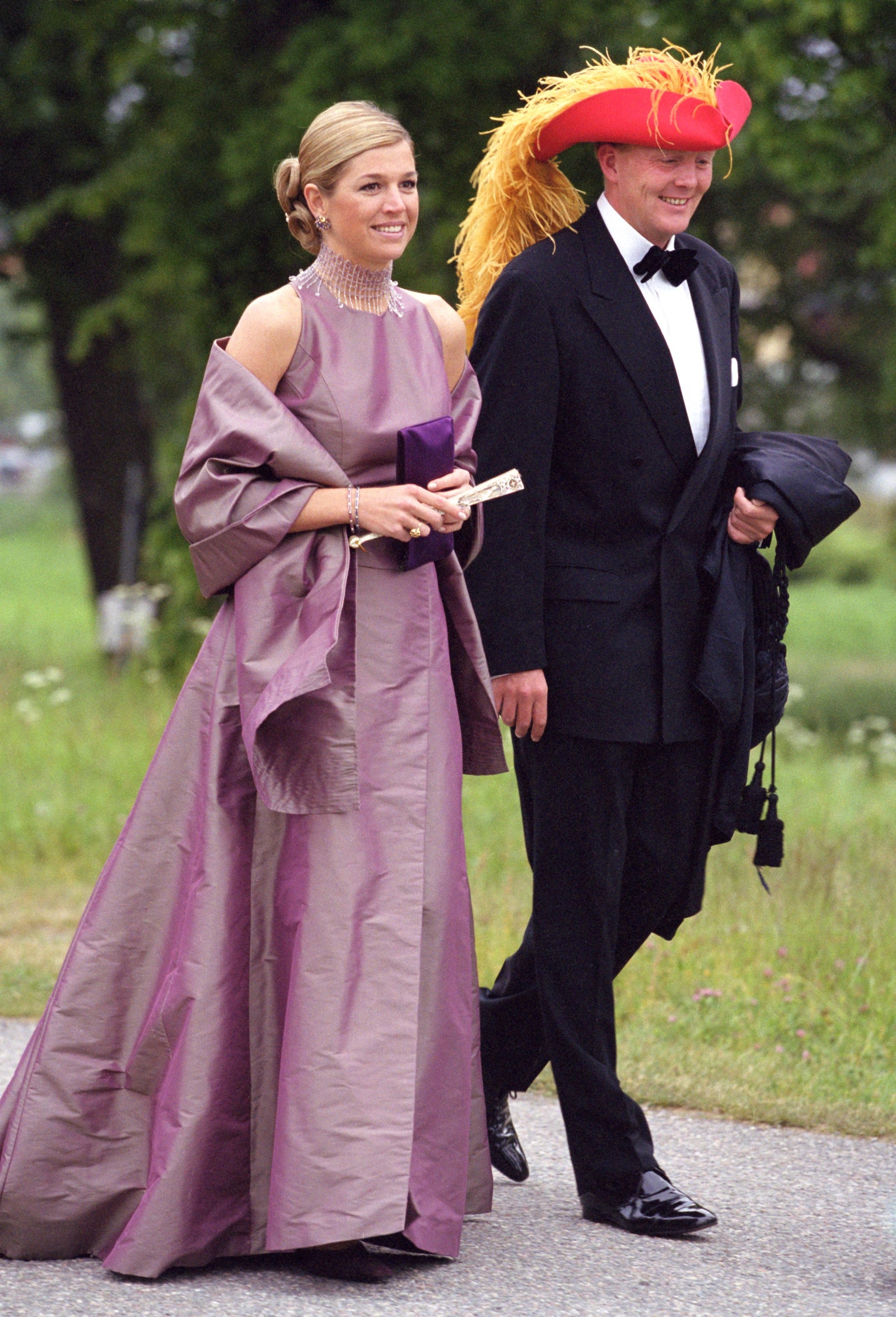 Максима Соррегьета и принц ВиллемАлександр 2001 год