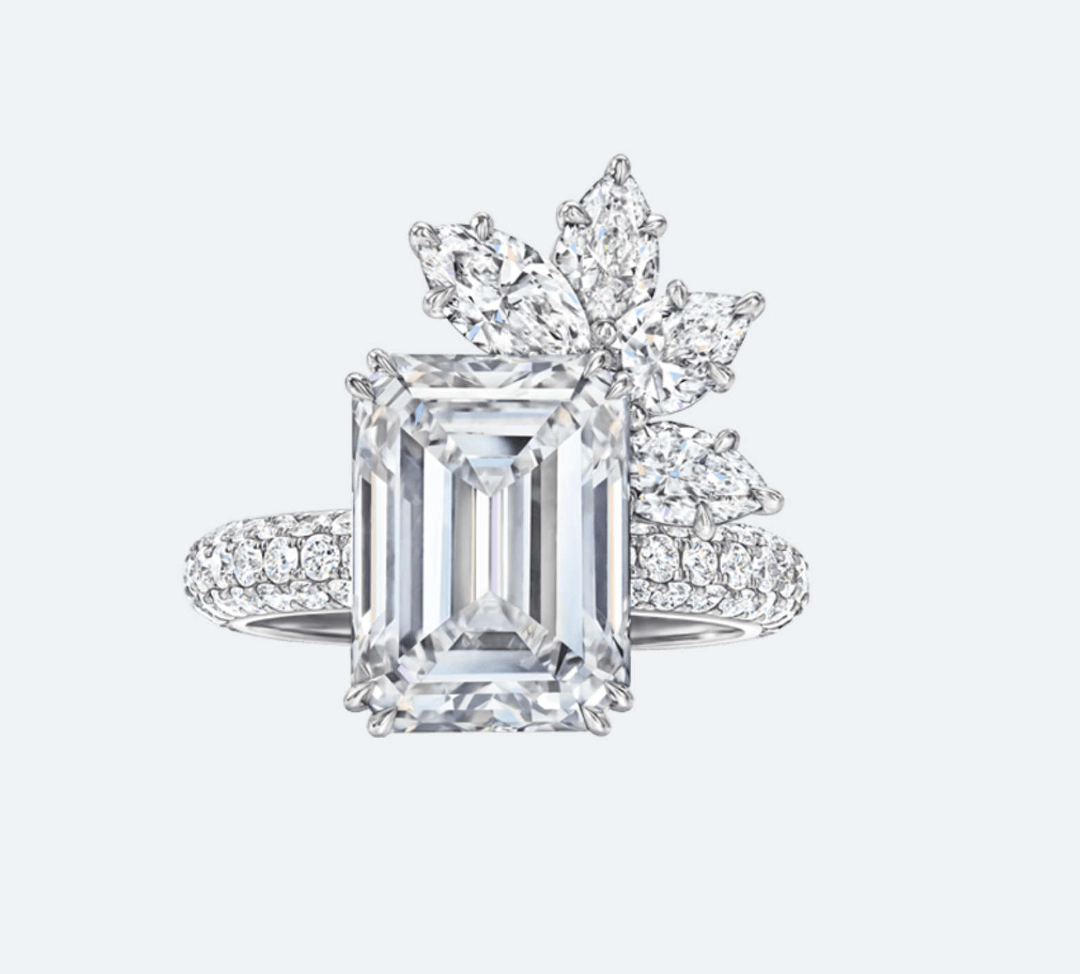 Платиновое кольцо Bridal Couture с бриллиантами Harry Winston
